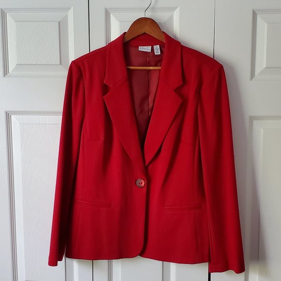 Kim Rogers Red Suit Jacket - Picture 1 of 5